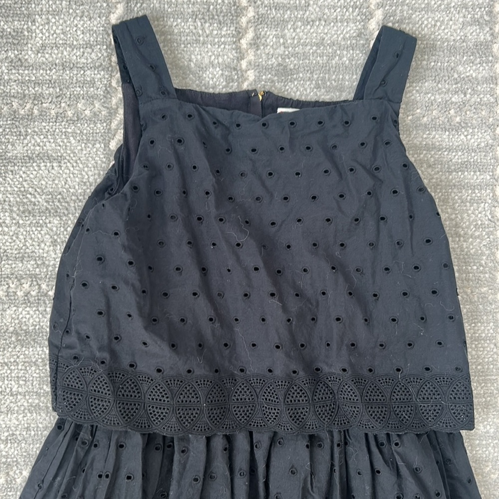 Darling Black eyelet Crewcuts Dress